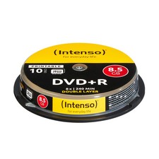 Intenso DVD + R 8.5GB DL Print.10 Cake Box Double - Confezione da 10