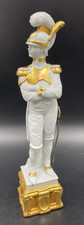 STATUA STATUETTA SOLDATO UFFICIALE NAPOLEONICO PORCELLANA CAPODIMONTE B MERLI