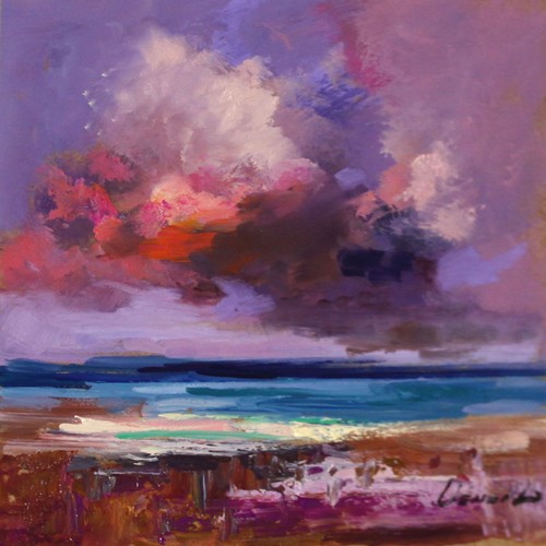 Paesaggio quadro olio - paesaggio,