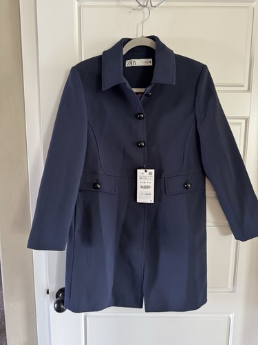 Cappotto donna zara blu navy - blu,