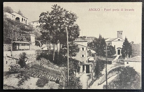 Cartolina epoca asolo - cartolina, (tv)
