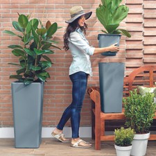 VASO CACHE-POT 'CLOU' Quadrato 85 cm VECA Fioriera VARI Colori Interno Esterno