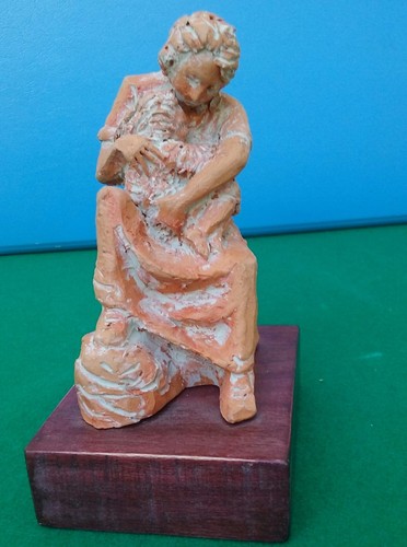 Maternità scultura ceramica