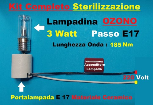 Kit lampada lampadina neon - kit,