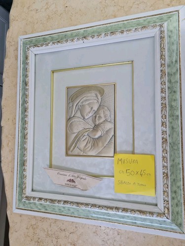 Quadro argento 925 e legno - quadro, in