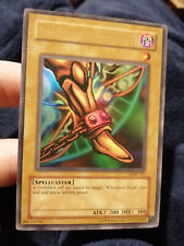 Yugioh Left Leg of the Forbidden One LOB-121 Wavy 1.5 Ultra Rare American Exodia