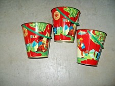 3 SECCHIELLI DA SPIAGGIA IN