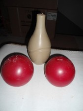 CERI CANDELE FORMA BOTTIGLIA E SFERE - marrone/rosso