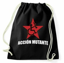 Accion Mutante Zaino Logo Sportivo Jutebeutel
