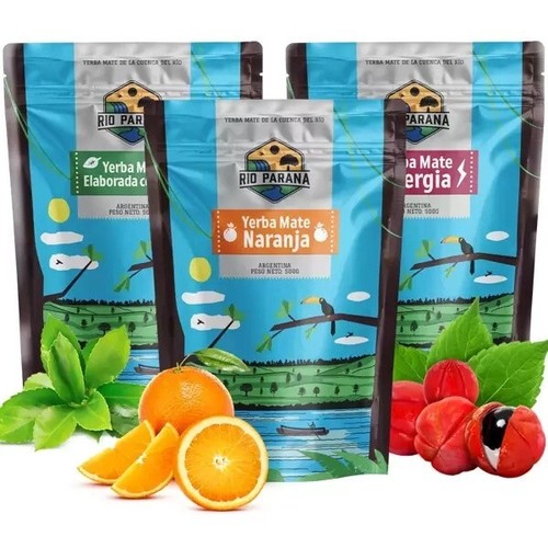 Yerba mate set rio parana - set,