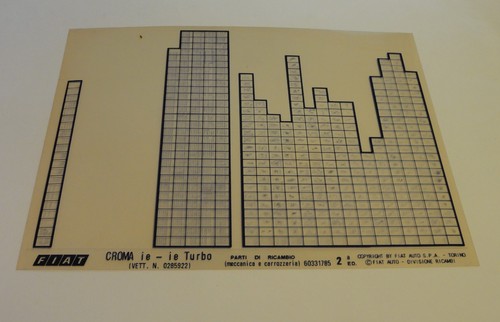 Microfiche catalogo ricambi - catalogo,