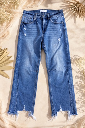 Jeans risen morso squalo - di,