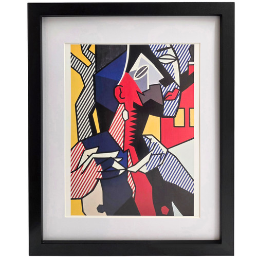 Roy lichtenstein figura - lichtenstein, "figura