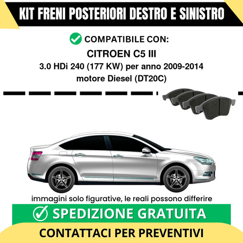 Pastiglie freno posteriori - pastiglie,