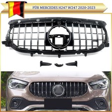 Per Mercedes GLA H247 W247 2020+ Nero Cromato Griglia Radiatore Anteriore Paraurti