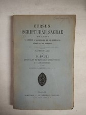 CURSUS SCRIPTURAE SACRAE CORNELY KNABENBAUER DE HUMMELAUER 1912 IN LATINO