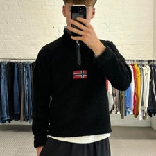 Pile sherpa vintage Napapijri pile profondo ricamato pile