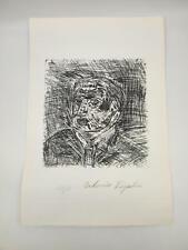 68461 Litografia Antonio Ligabue, Il portiere