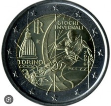 Moneta rara - 2 euro GIOCHI INVERNALI DI TORINO