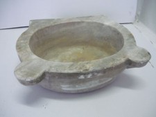Antica Acquasantiera lavandino in marmo CHIESA '700 lavorata a mano ricavata da