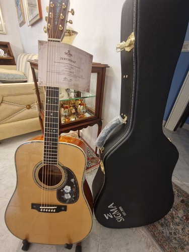 All solid dreadnought guitar - all,