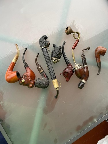 Lotto pipe antiche vintage - pipe,