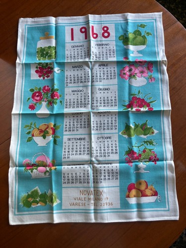 Strofinaccio calendario