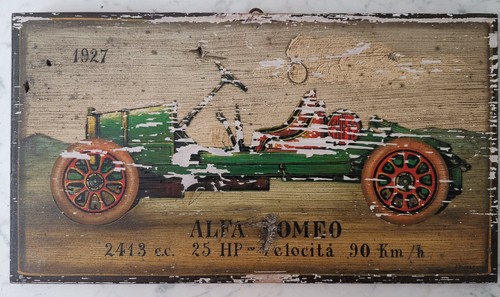 Alfa romeo del - alfa, quadro