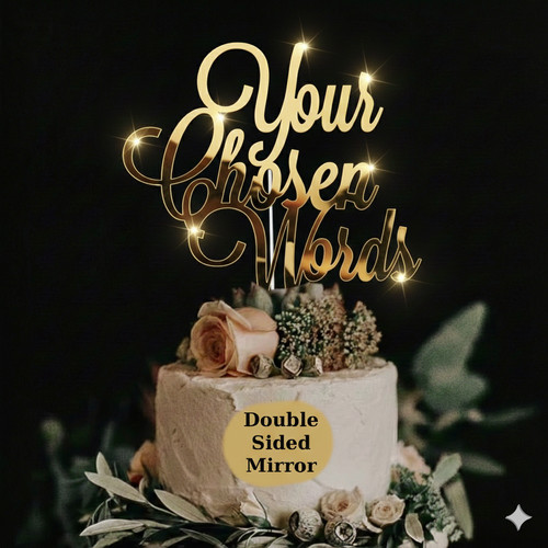 Cake topper acrilico - cake,