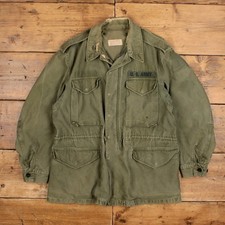 Giacca militare vintage M-51 M uomo anni 60 verde US Army OG