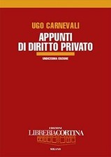 Appunti diritto privato - diritto, von