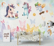 Carta parati unicorn - carta, 3d