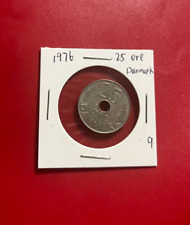 Moneta Danese 25 ORE Del 1976 - Bella Moneta Del Mondo !!!
