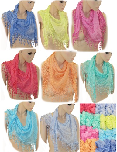 Sciarpa foulard pizzo - foulard,