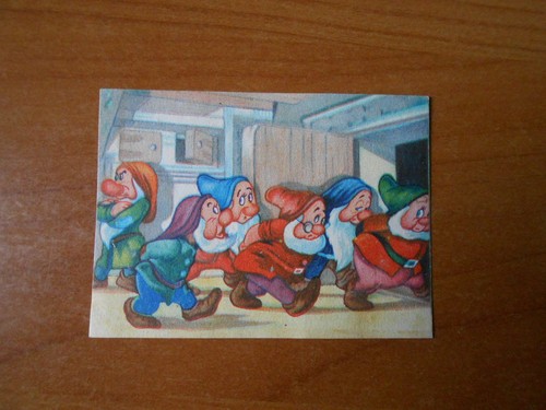 Figurina biancaneve sette - e,