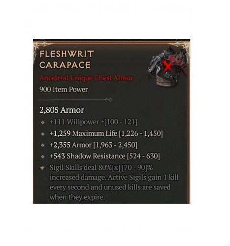 Diablo s13 fleshwrit - 4,