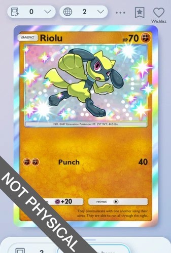 Pokemon tcg pocket riolu - pocket,