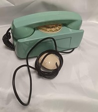 TELEFONO A DISCO MURO VINTAGE VERDE ACQUA STARLITE GTE