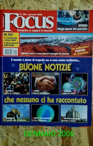 Rivista focus numeri - focus, annata