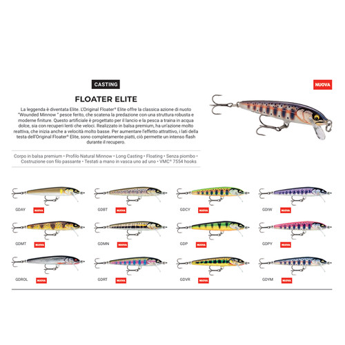 Rapala floater elite 5cm - rapala, 8,5cm