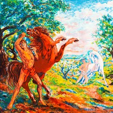 Aligi Sassu: Diomede domatore