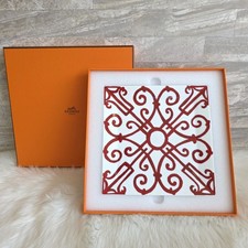 Piatto quadrato Hermes Gadalguivir n. 4 ceramiche/porcellana da donna da...