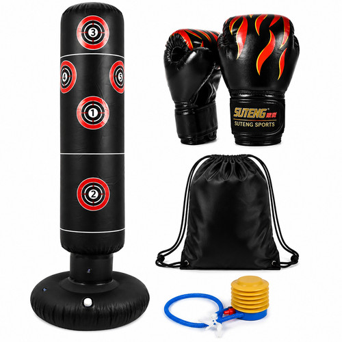 Kit boxe gonfiabile 155cm - boxe,
