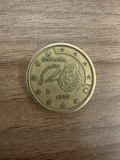 Moneta Spagnola rarissima da 50 centesimi. Anno 1999.