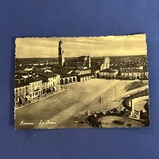PONTEVICO LA PIAZZA Bianco e nero  - Cartolina