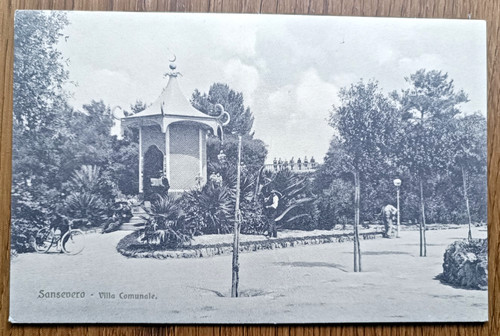 Cartolina san severo villa - cartolina,