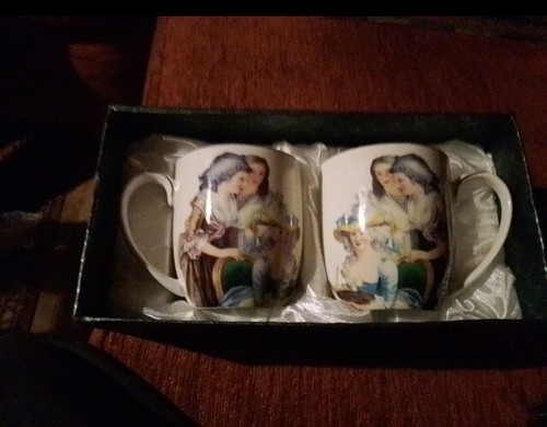 Boxed pair mugs - boxed, japan