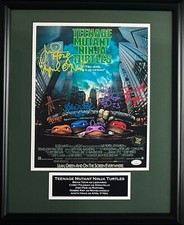 Foto Pais Tochi Feldman Rist Hoag autografata con scritta incorniciata 11x14 JSA TMNT