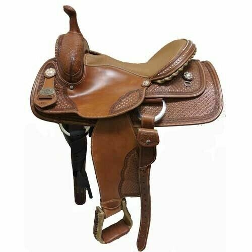 Sella western pelle - pelle, da