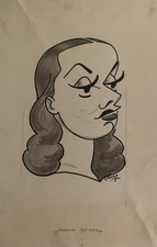 DESSIN ORIGINAL JEANNE MOREAU